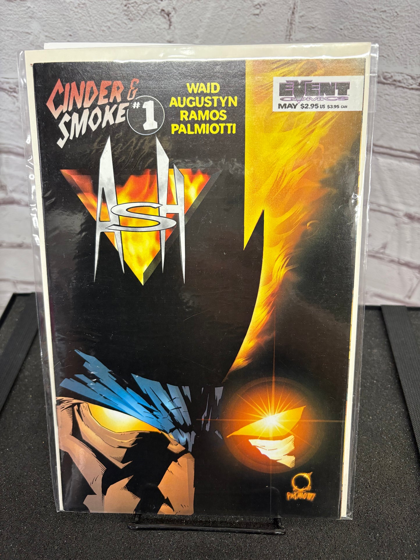 Ash Comic Lot – Ash #1 (1994 Event Comics), The Ash Files #1, Ash: Cinder & Smoke #1, Wizard Mini-Comic #4 – Joe Quesada & Jimmy Palmiotti free ce