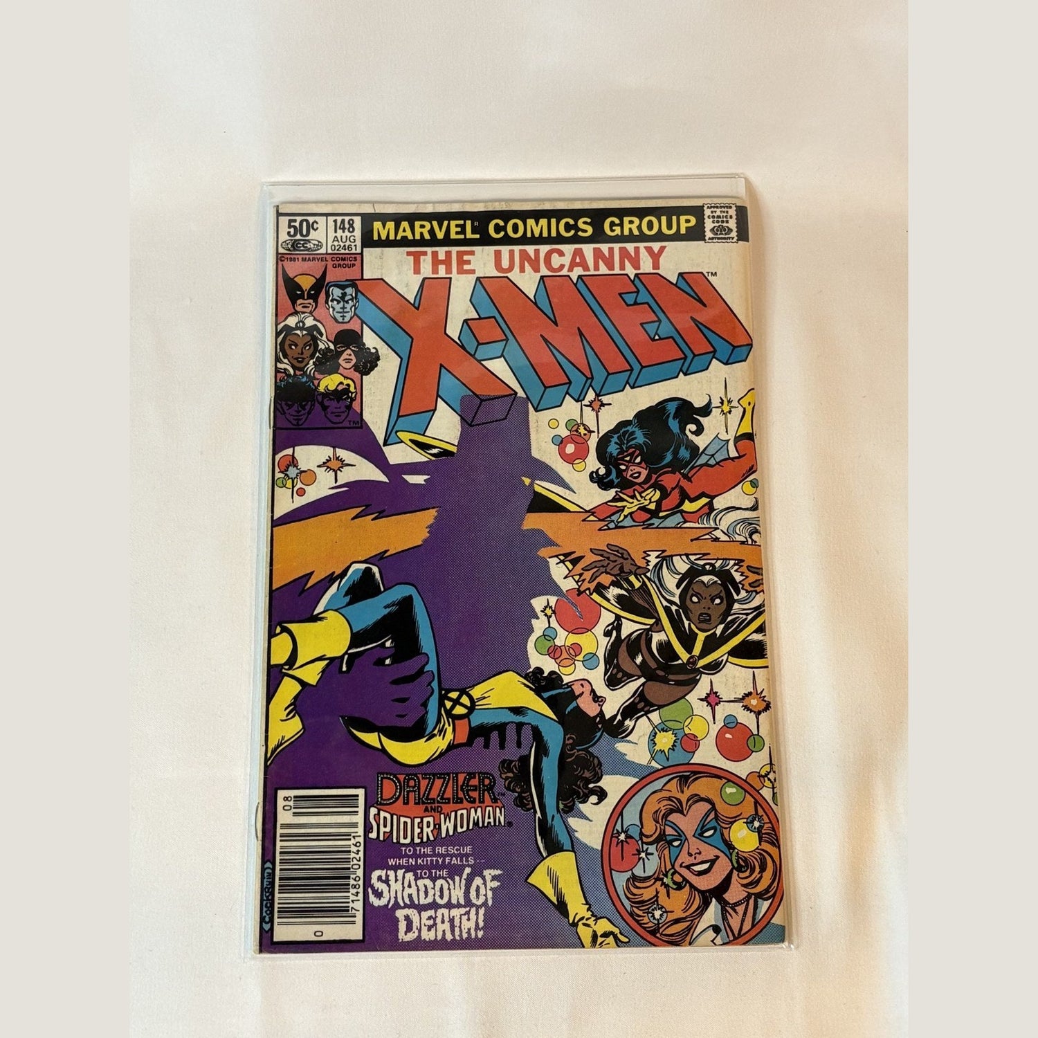 Uncanny X-Men #148 (1981) newsstand edition comic book front cover, 1st appearance of Caliban