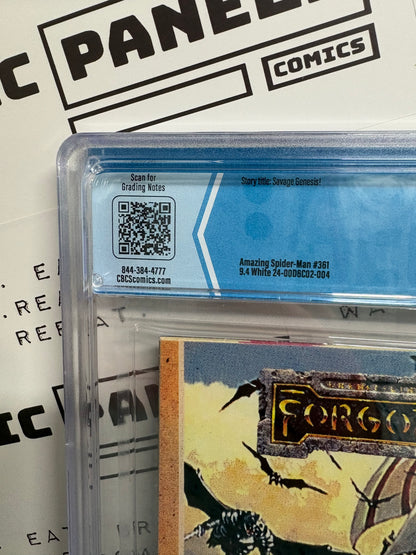 Amazing Spider-man #361 - First Carnage CBCS Graded 9.4