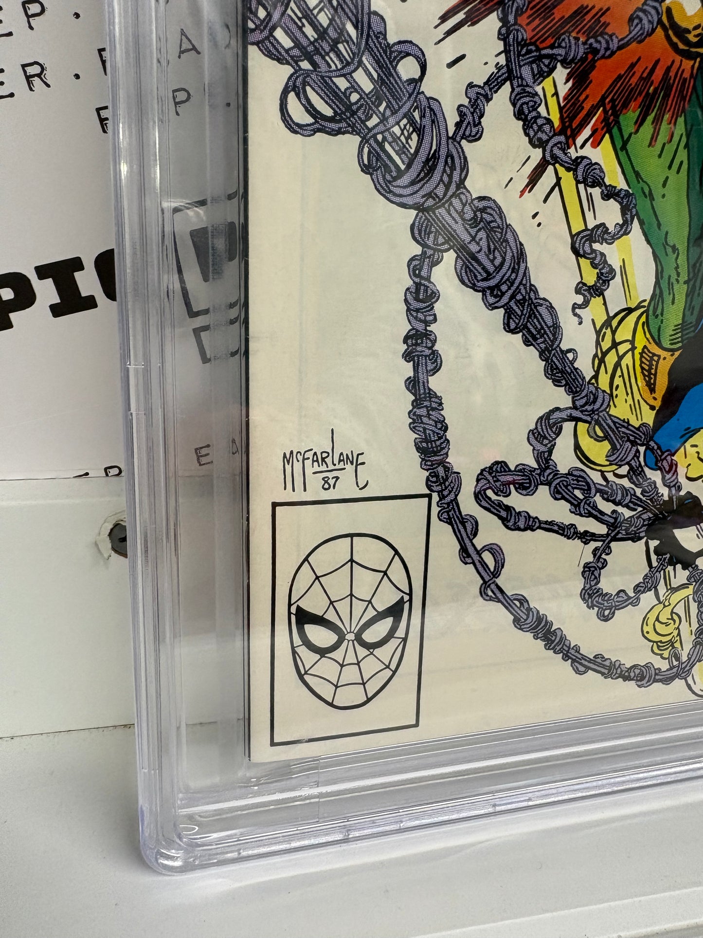 Amazing Spider-Man #298 (Marvel, 1988) — CBCS 9.2 — Signed by Todd McFarlane — 1st McFarlane on ASM; Eddie Brock (Venom) cameo