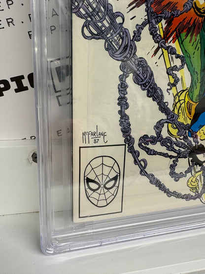 Amazing Spider-Man #298 (Marvel, 1988) — CBCS 9.2 — Signed by Todd McFarlane — 1st McFarlane on ASM; Eddie Brock (Venom) cameo