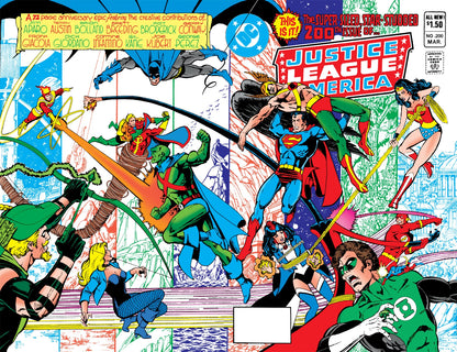 Justice League of America #200 Facsimile Edition - DC Comics Superhero Comic
