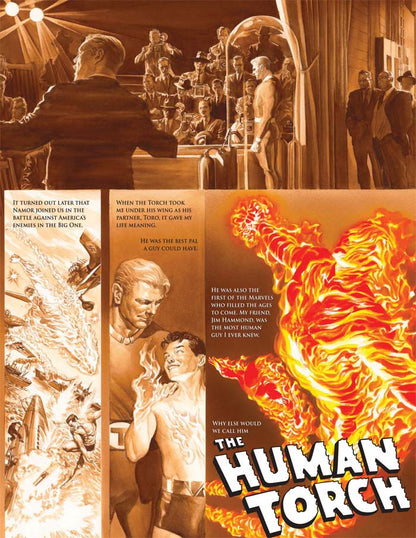Marvel Character Preview Page 9 - Alex Ross Full Color Painted Artwork