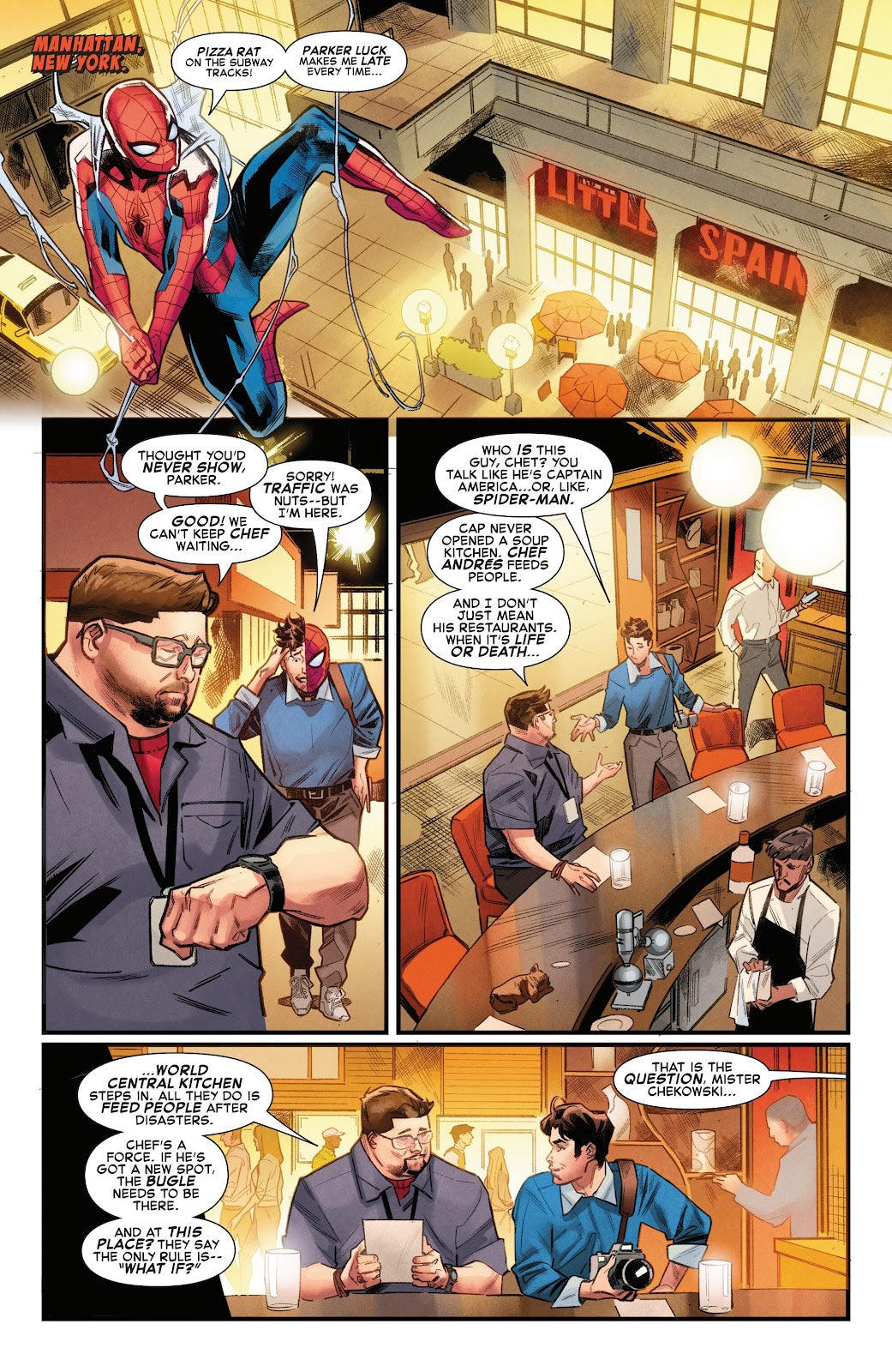 Spider-Man: Meals to Astonish #1 – Feat. José Andrés & World Central Kitchen | Marvel Comics