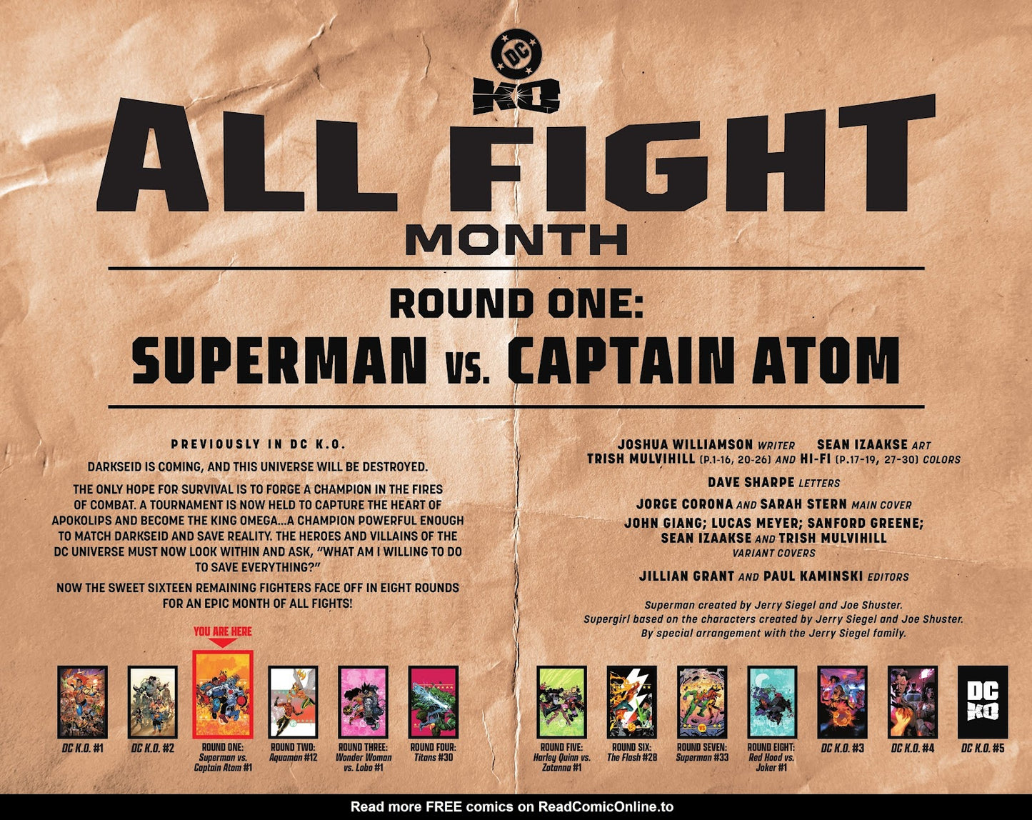 DC K.O. Superman vs Captain Atom #1 (One Shot)