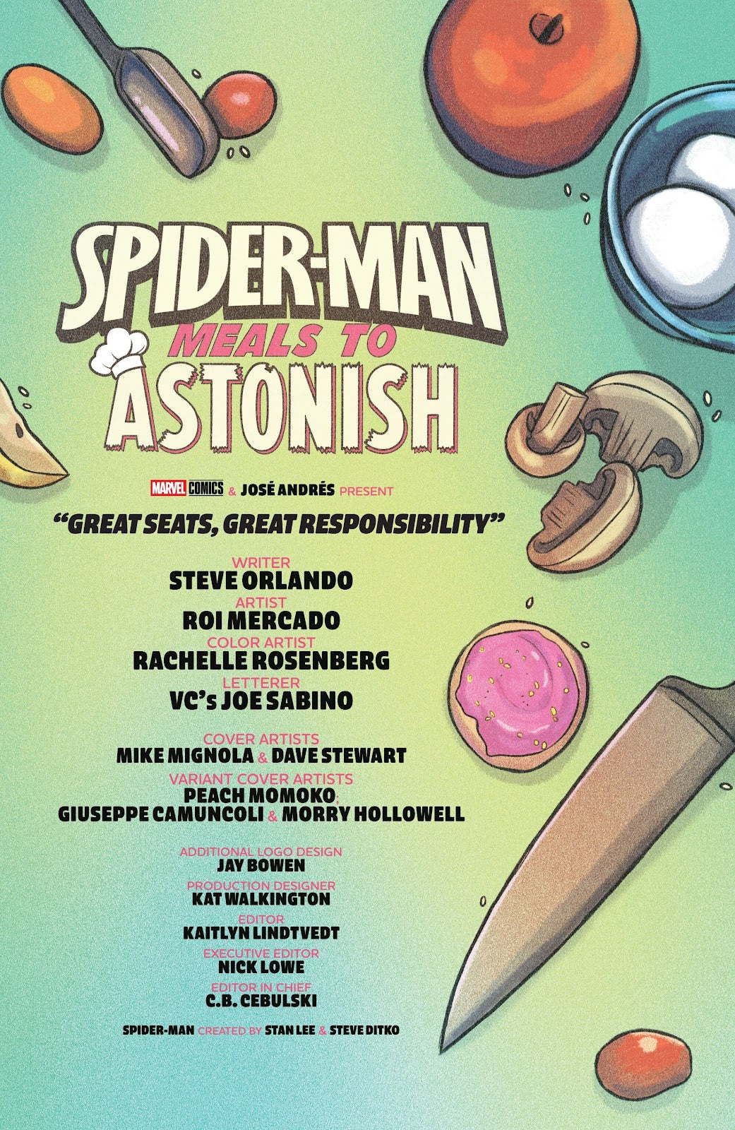 Spider-Man: Meals to Astonish #1 – Feat. José Andrés & World Central Kitchen | Marvel Comics