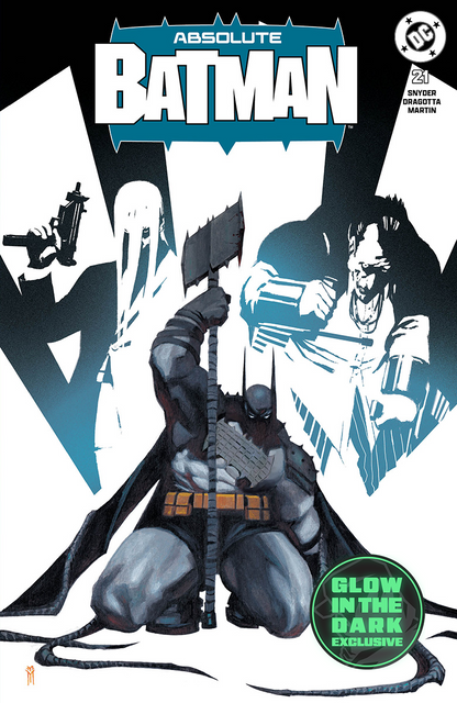 Absolute Batman #21 Miguel Mercado glow-in-the-dark variant cover, alternate view – Unknown Comics exclusive