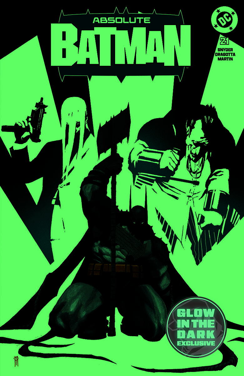 Absolute Batman #21 Miguel Mercado glow-in-the-dark variant cover – Unknown Comics exclusive