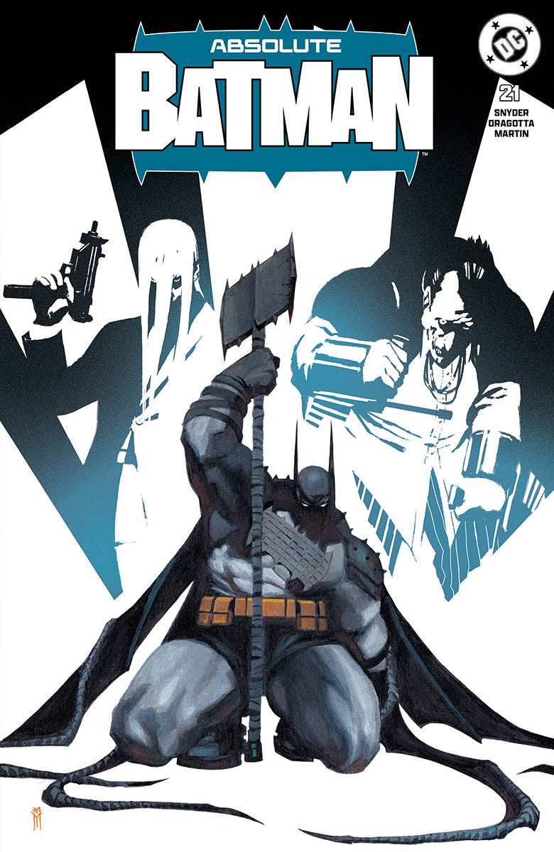 Absolute Batman #21 Miguel Mercado glow-in-the-dark variant cover, detail view – Unknown Comics exclusive