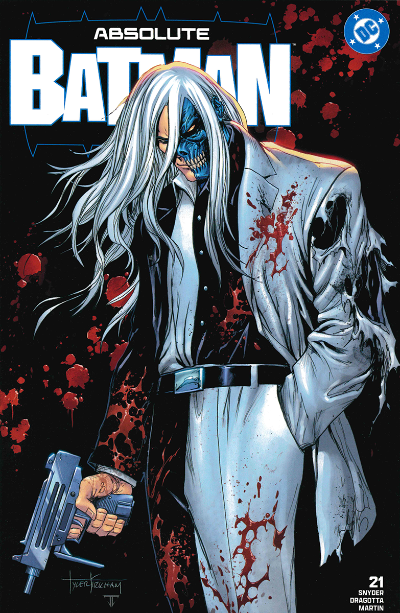 Absolute Batman #21 Tyler Kirkham battle damaged Two-Face variant cover – Unknown Comics exclusive