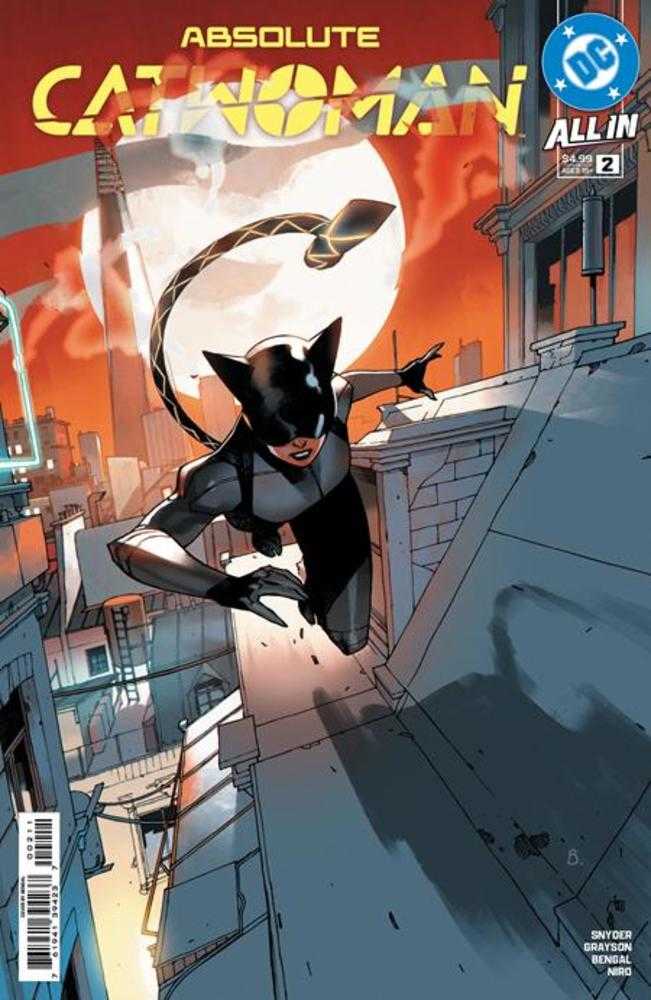 Cover of Absolute Catwoman #2 Cover A Bengal — Cover A art by Bengal featuring Catwoman Selina Kyle, DC Comics 2026