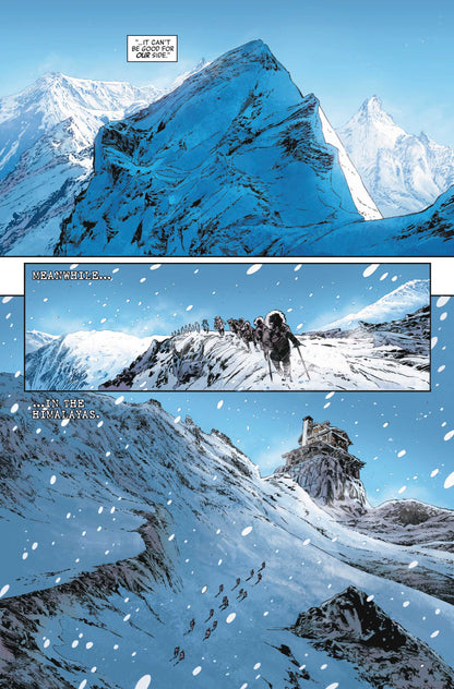 Alien vs. Captain America #1 preview page - Strucker's expedition - Marvel Comics