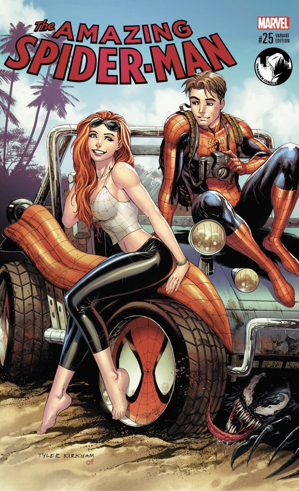 Amazing Spider-Man #25 Tyler Kirkham cover – Unknown Comics exclusive
