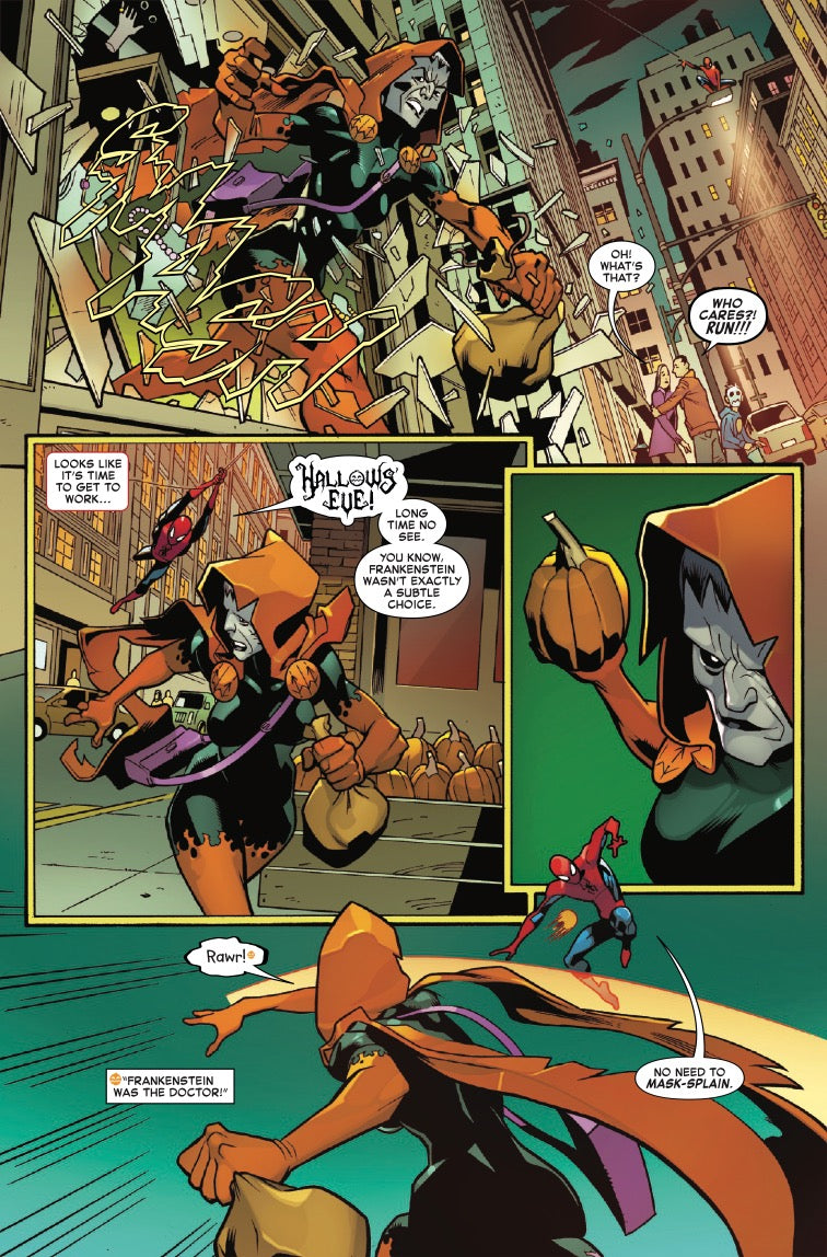 Amazing Spider-Man: Halloween Special #1 interior preview page — Spider-Man vs Hallows' Eve