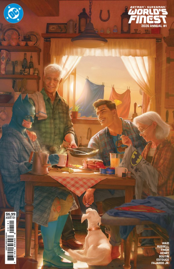 Cover of Batman/Superman: World's Finest 2026 Annual #1 Cover B Rahzzah — Cover B cardstock variant art by Rahzzah featuring Batman and Superman, DC Comics 2026