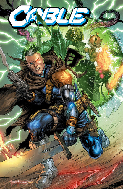 Cable #5 Tyler Kirkham X of Swords variant, signed by Lawrence Bayne – Unknown Comics exclusive