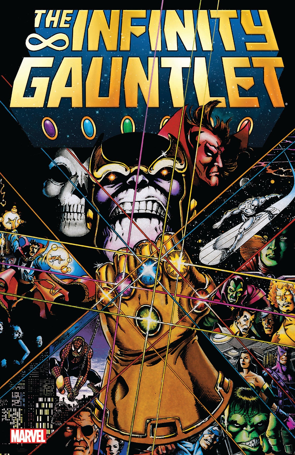 Infinity Gauntlet cover, high resolution