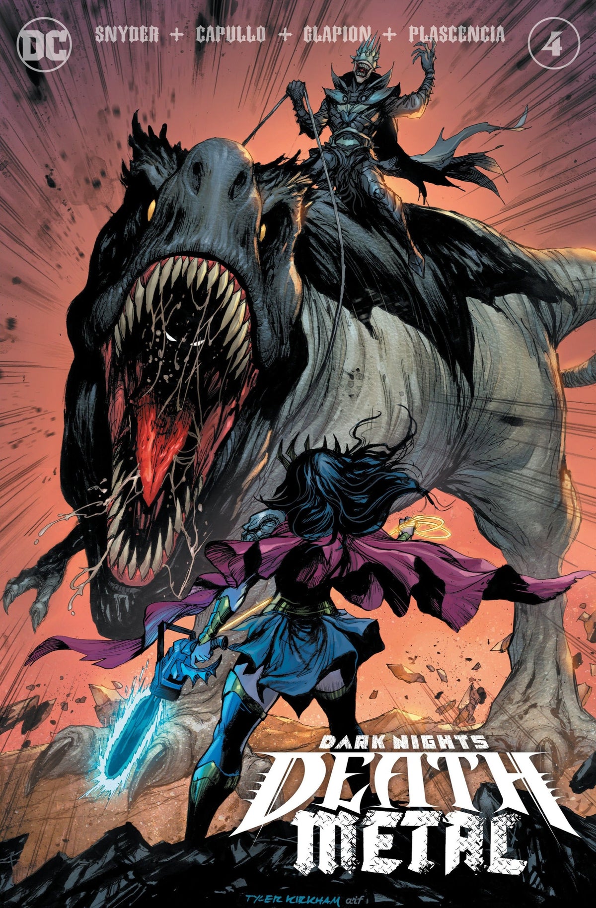 Dark Nights Death Metal #4 Tyler Kirkham variant cover – Unknown Comics exclusive