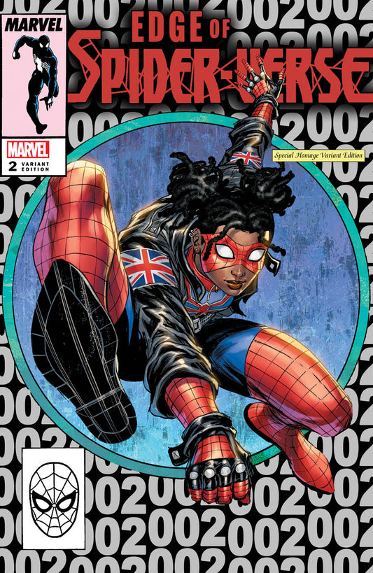 Edge of Spider-Verse #2 Tyler Kirkham NYCC 2022 silver variant cover – Unknown Comics exclusive