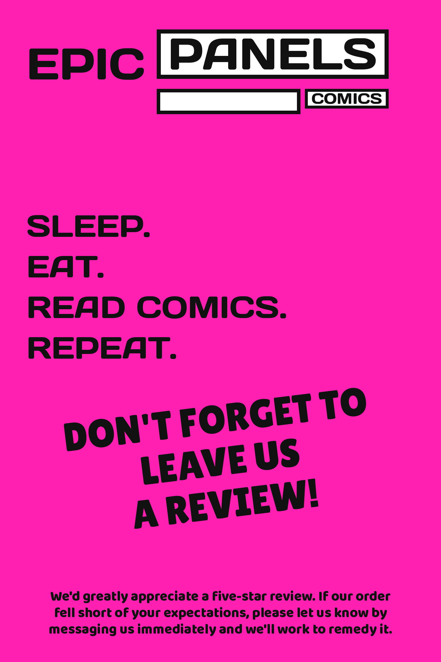 Epic Panels Review Badge