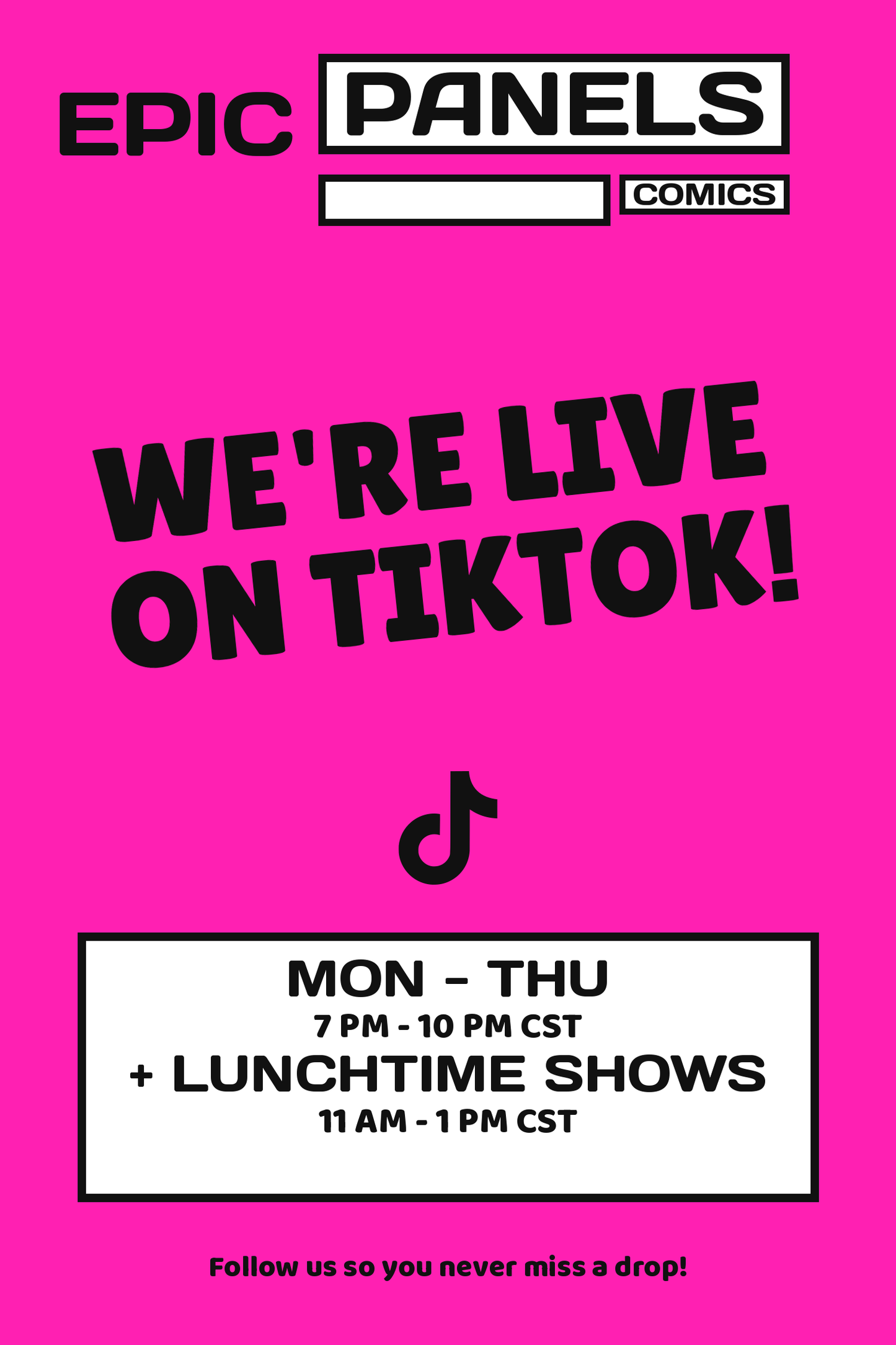 Epic Panels TikTok Live Badge