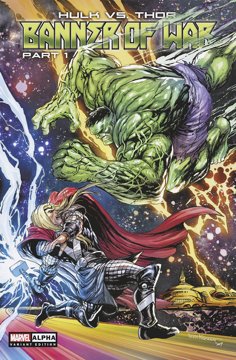 Hulk vs. Thor: Banner of War Alpha 1 Tyler Kirkham variant cover – Unknown Comics exclusive