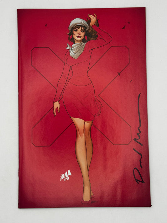 Inferno #4 David Nakayama virgin variant, photo of signed copy