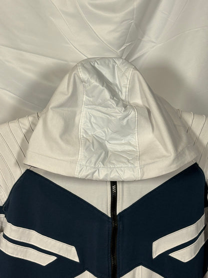 SuperX hoodie hood closeup