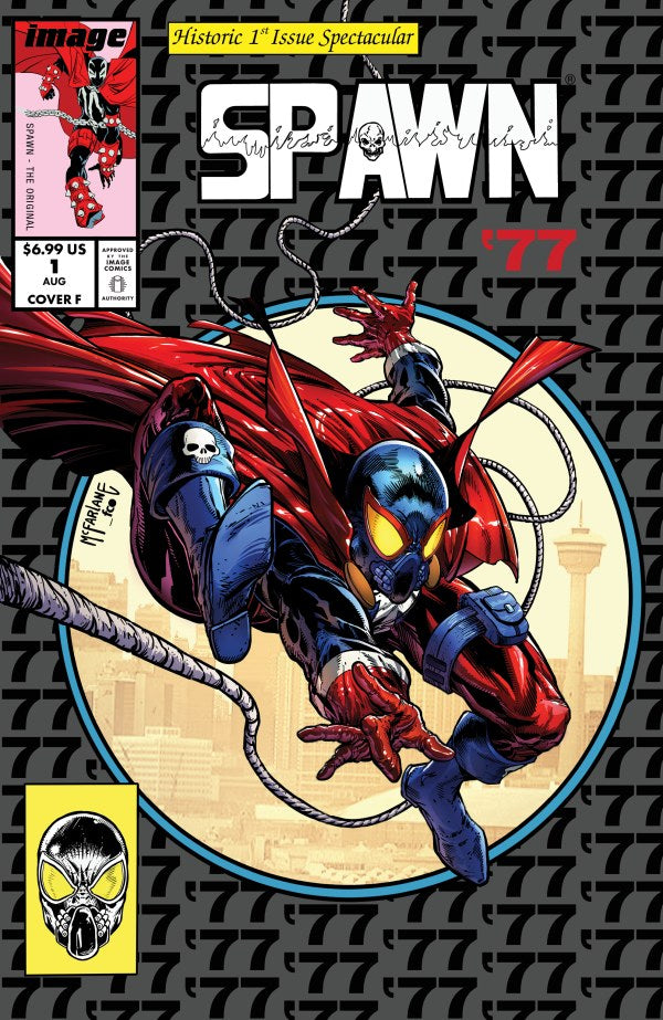 Spawn 77 #1 Cover F 1:25 Todd McFarlane Retro Logo Variant