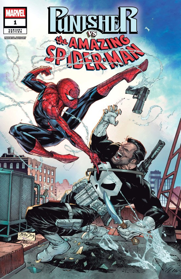 Punisher vs Spider-Man #1 Netho Diaz Variant