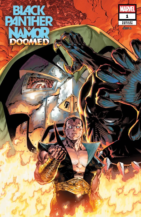 Black Panther / Namor: Doomed #1 Philip Tan Variant comic book cover