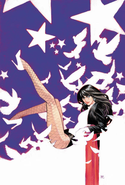Cover of Zatanna #6 Cover C Dike Ruan Variant — card stock variant art by Dike Ruan featuring Zatanna in stage costume against a starry purple background, DC Comics 2026