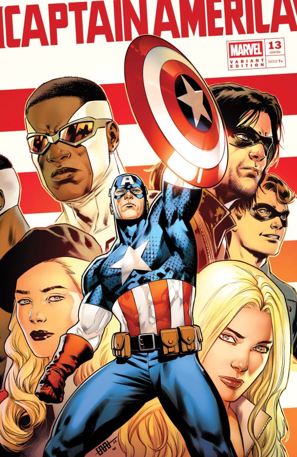 Captain America #13 Cafu Semiquincentennial Wraparound Variant