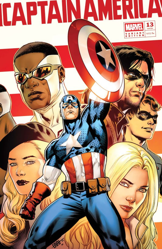 Captain America #13 Cafu Semiquincentennial Wraparound Variant