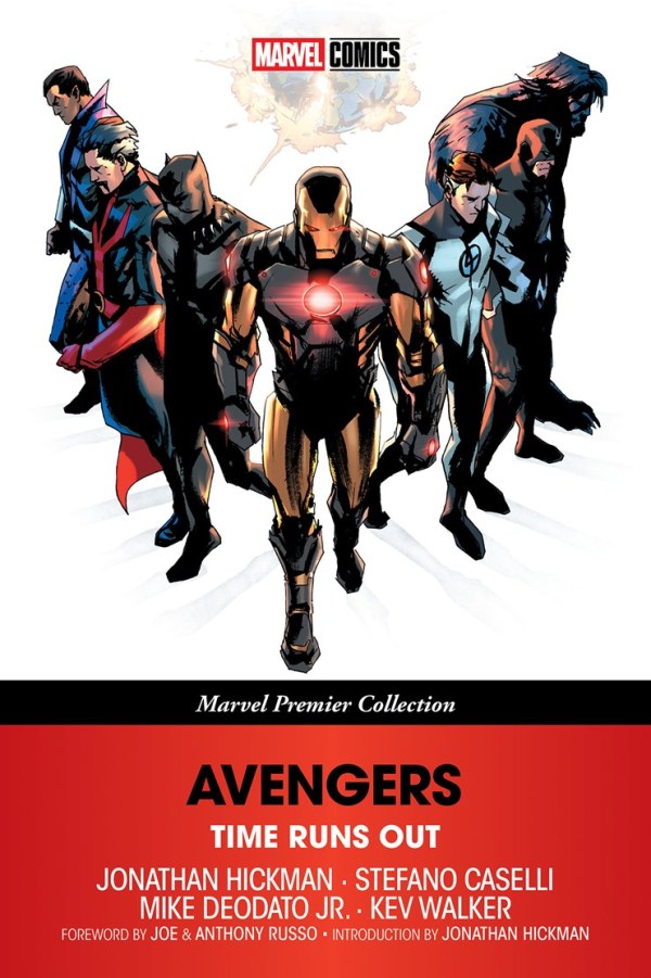 Avengers: Time Runs Out and Avengers: Secret Wars Marvel Premier Collection TP bundle covers