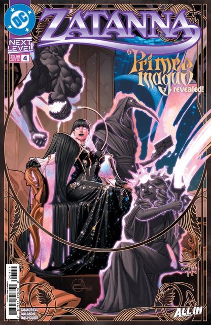 Cover of Zatanna (2026) #4 Cover A by Jamal Campbell, DC Comics