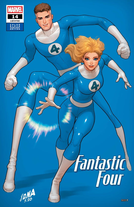 Fantastic Four #14 David Nakayama Color Block Blue Variant