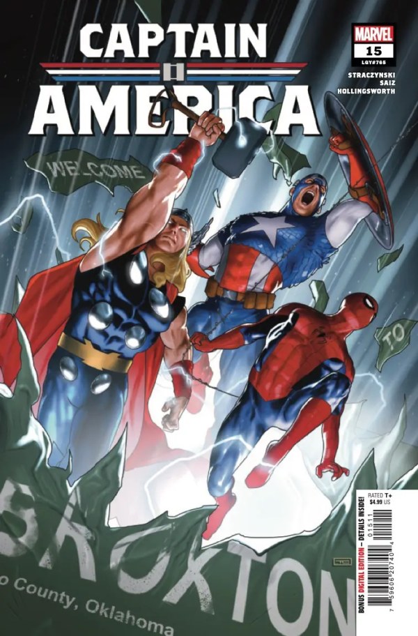 Captain America #15 cover