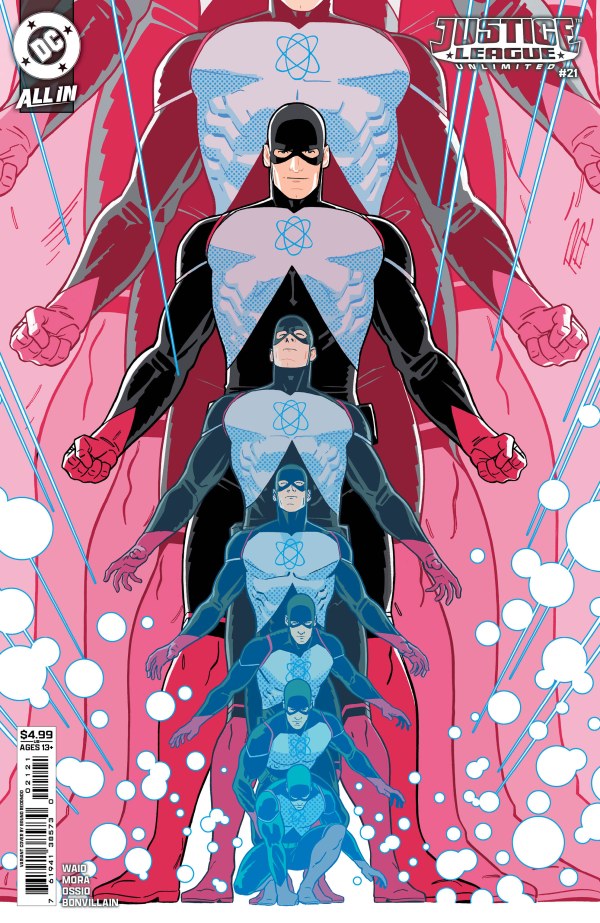 Cover of Justice League Unlimited #21 Cover B by Bruno Redondo card stock variant, DC Comics