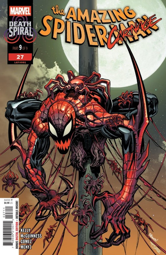 Amazing Spider-Man #27 (2026) Cover A by Ed McGuinness – Death Spiral Finale Spider-Carnage