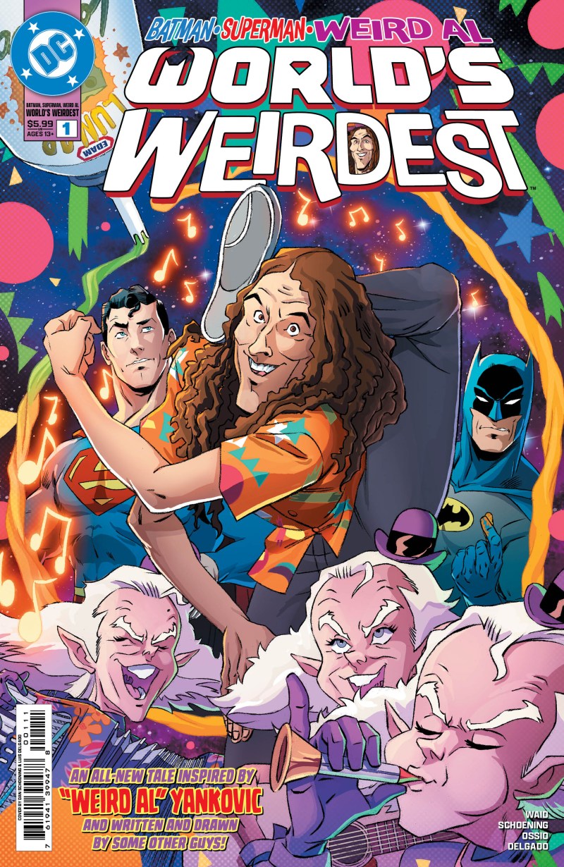Batman Superman Weird Al Worlds Weirdest #1 - Cover A