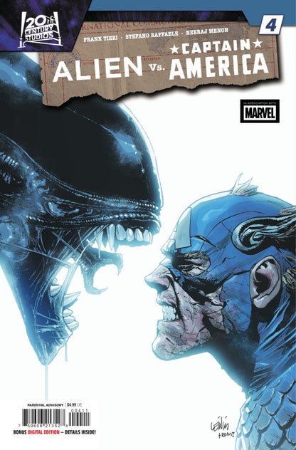 Alien vs. Captain America #4 Cover