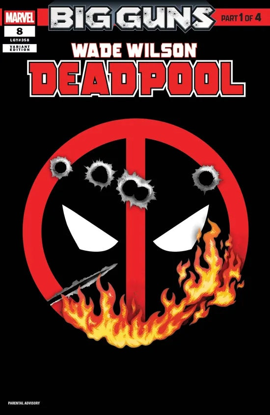 Wade Wilson: Deadpool #8 Crossover Logo Variant comic book cover