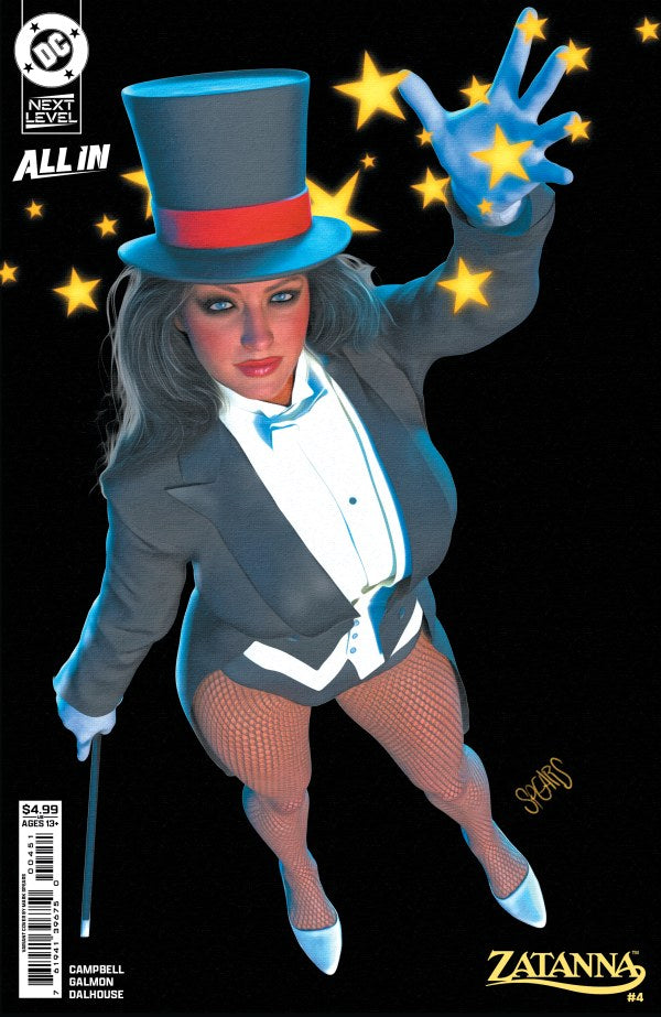 Cover of Zatanna (2026) #4 Cover E by Mark Spears card stock variant, DC Comics
