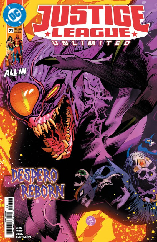 Cover of Justice League Unlimited #21 Cover A by Dan Mora, DC Comics