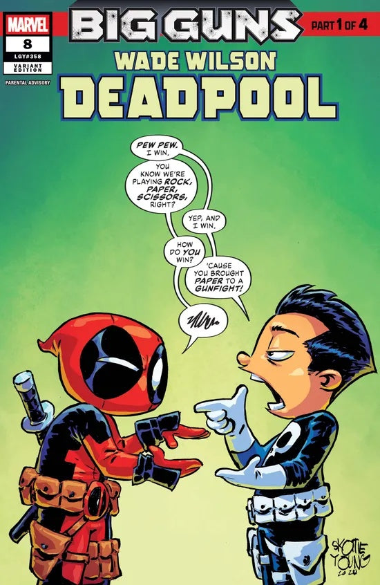 Wade Wilson: Deadpool #8 Skottie Young Variant comic book cover