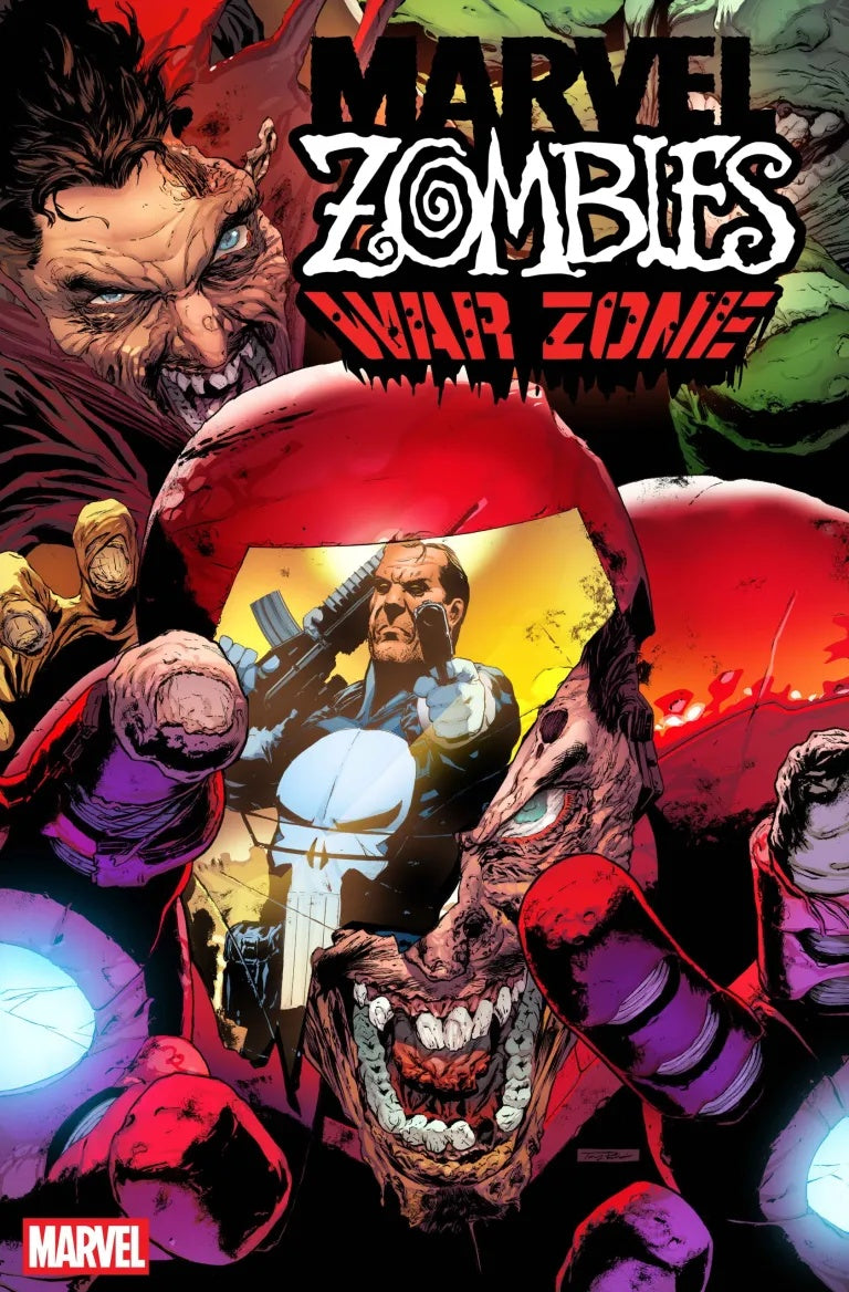 Marvel Zombies War Zone #1 cover, Marvel Comics horror series by Tom Waltz, September 2026