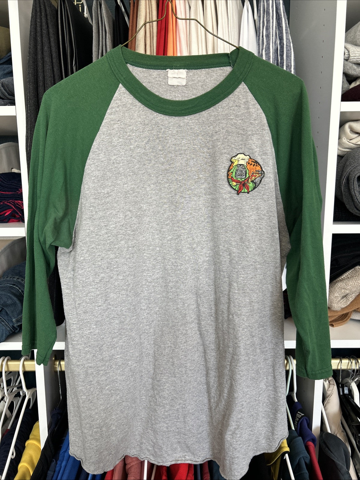 Custom Marvel Doctor Doom’s Pizzeria Baseball Shirt – Rare Fan-Made Tee XL