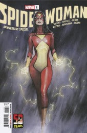Spider-Woman 50th Anniversary Special #1 cover, Marvel Comics milestone one-shot celebrating Jessica Drew, September 2026