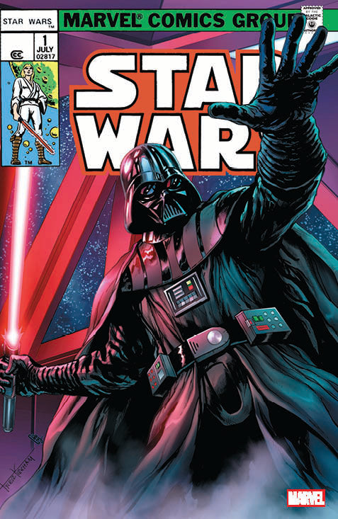 Star Wars #1 facsimile Comics spot Tyler Kirkham C2E2 2025 variant cover – Unknown Comics exclusive